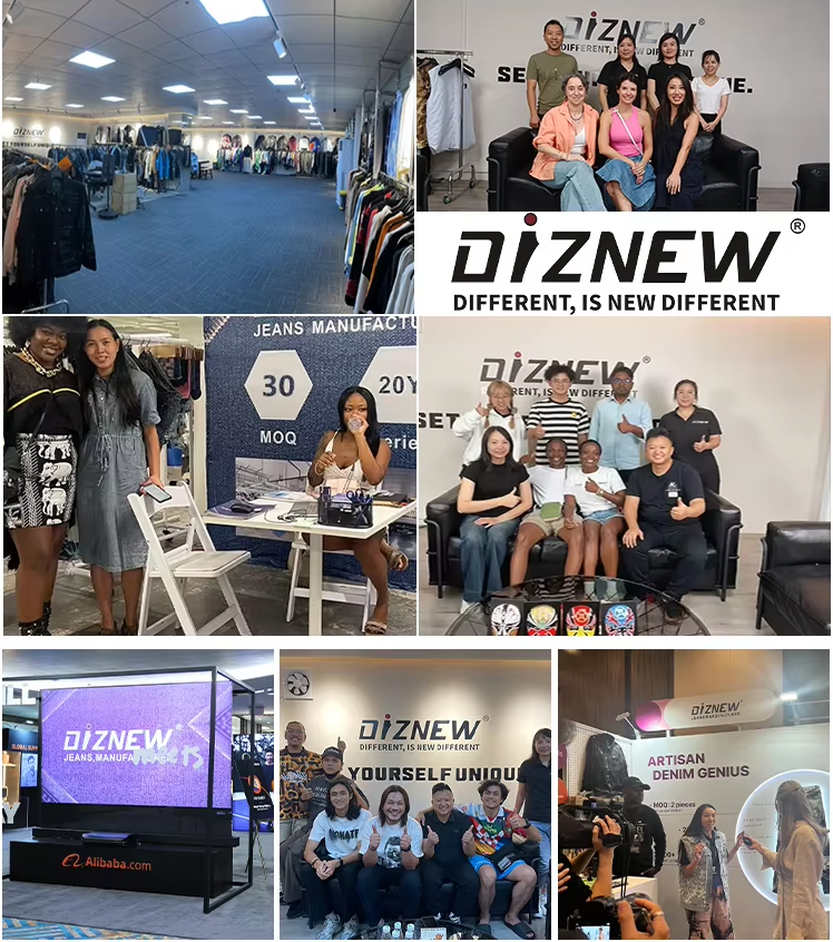 Jeans Jacket Manufacturer DiZNEW Custom Logos Designer Men's Fashion Winter Rhinestone Denim Jackets