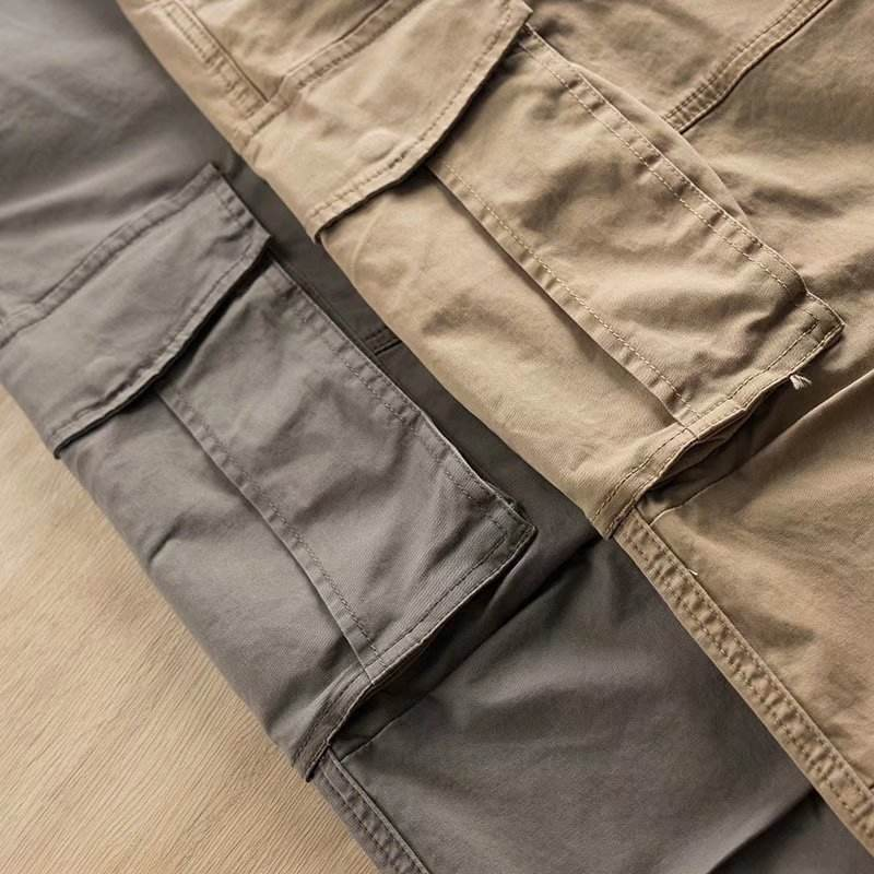 Professional Manufacturer Men'S Cargo Pans Multi Pockets Long Trousers Outdoor Workout Fitness Overalls Cargo Pants Joggers FR94