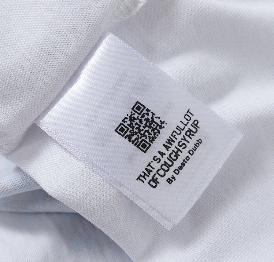 2026 Summer New Arrival Men's Loose Woven Graphic T-Shirt Streetwear Print Crew Neck Short Sleeve Premium Cotton Daily Wear