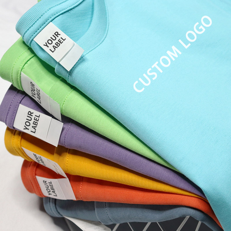 Graphic T Shirts 100% Cotton T Shirt Heavy Custom Plain 230g Oversized Plus Size Men's T-Shirts