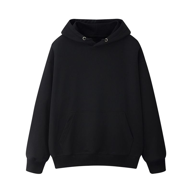 Premium Women's 320g Cotton Blend Terry Hoodie: Minimalist Solid Color Custom Sweatshirt For Spring And Autumn Comfort