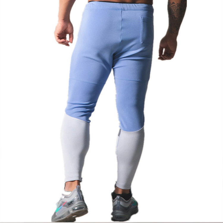 Wholesale Mens Contrast Color Cotton/Spandex Fashion Running/Jogging/Training Gym Sports/Casual Track Jogger Pants