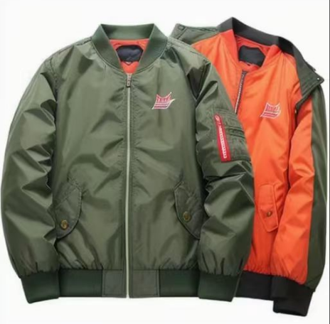 Punk Style Bomber Jacket Front View