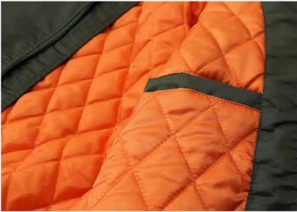 Wholesale Punk Style Back Strap Bomber Jacket Men Padded Premium Quality Aviator Bomber Jacket With Straps , F1 Bomber Jacket