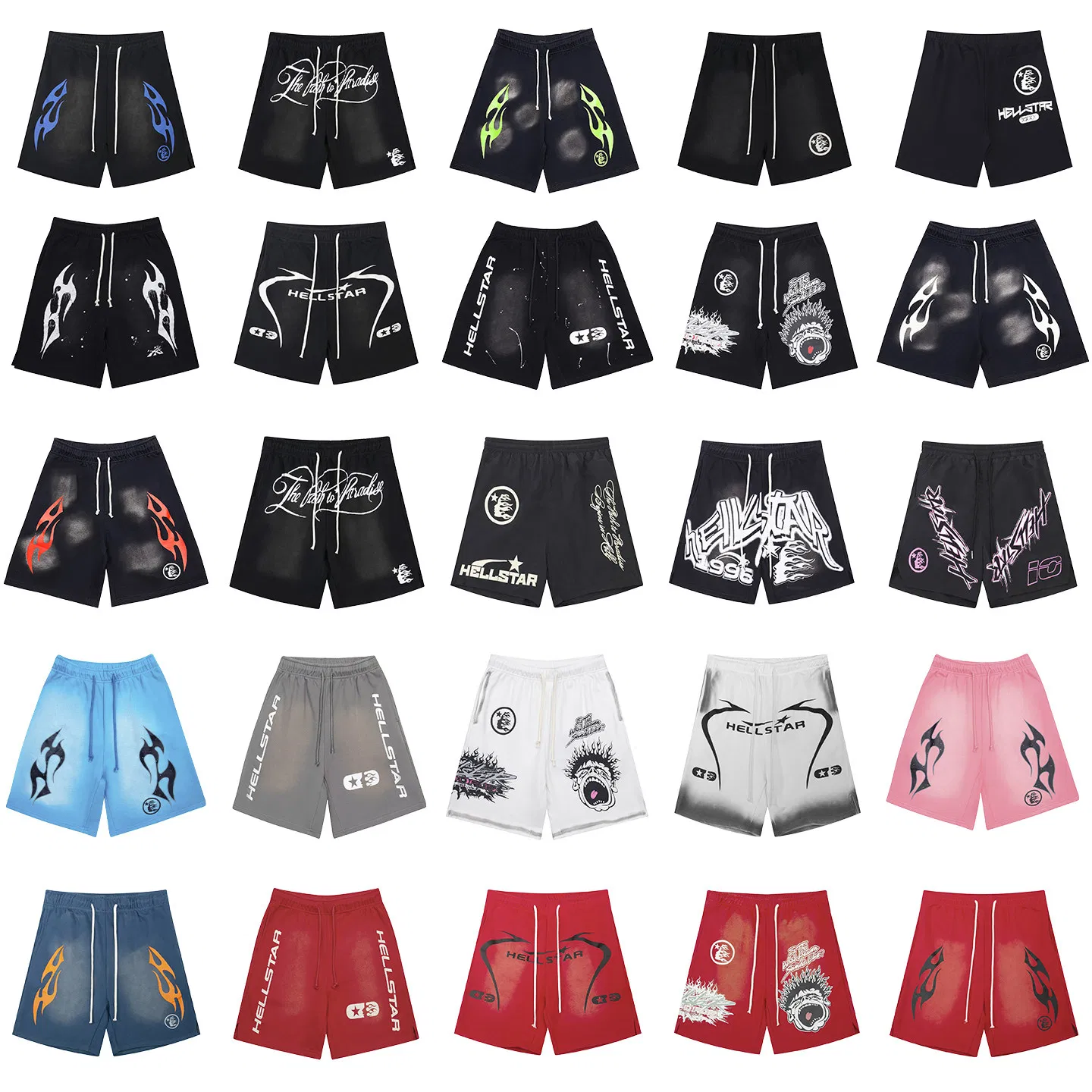 OEM Custom Eric Emanuel Sports Shorts Men's Mesh Sportswear Hellstar Denim Tears Shorts