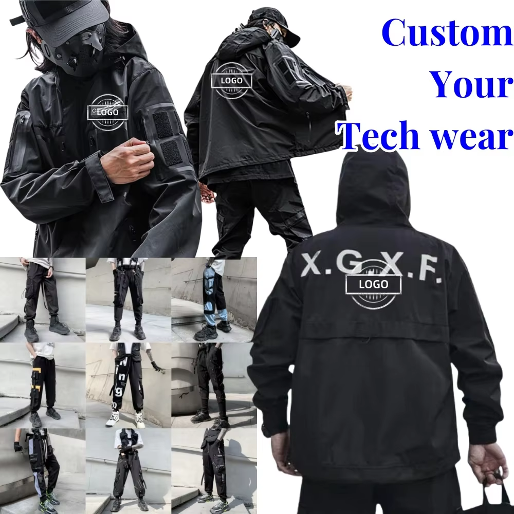 LAYENNE Workwear Jogging Hiphop Style Big Pocket Cargo Pants Men Wholesale Tapered Cargo Pants Men Streetwear