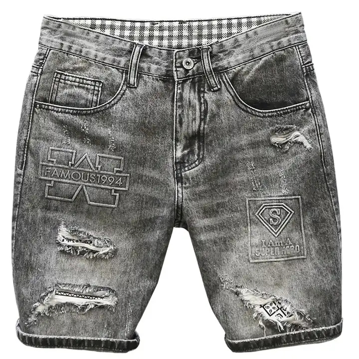 High-Quality Fashion Denim Shorts for Men
