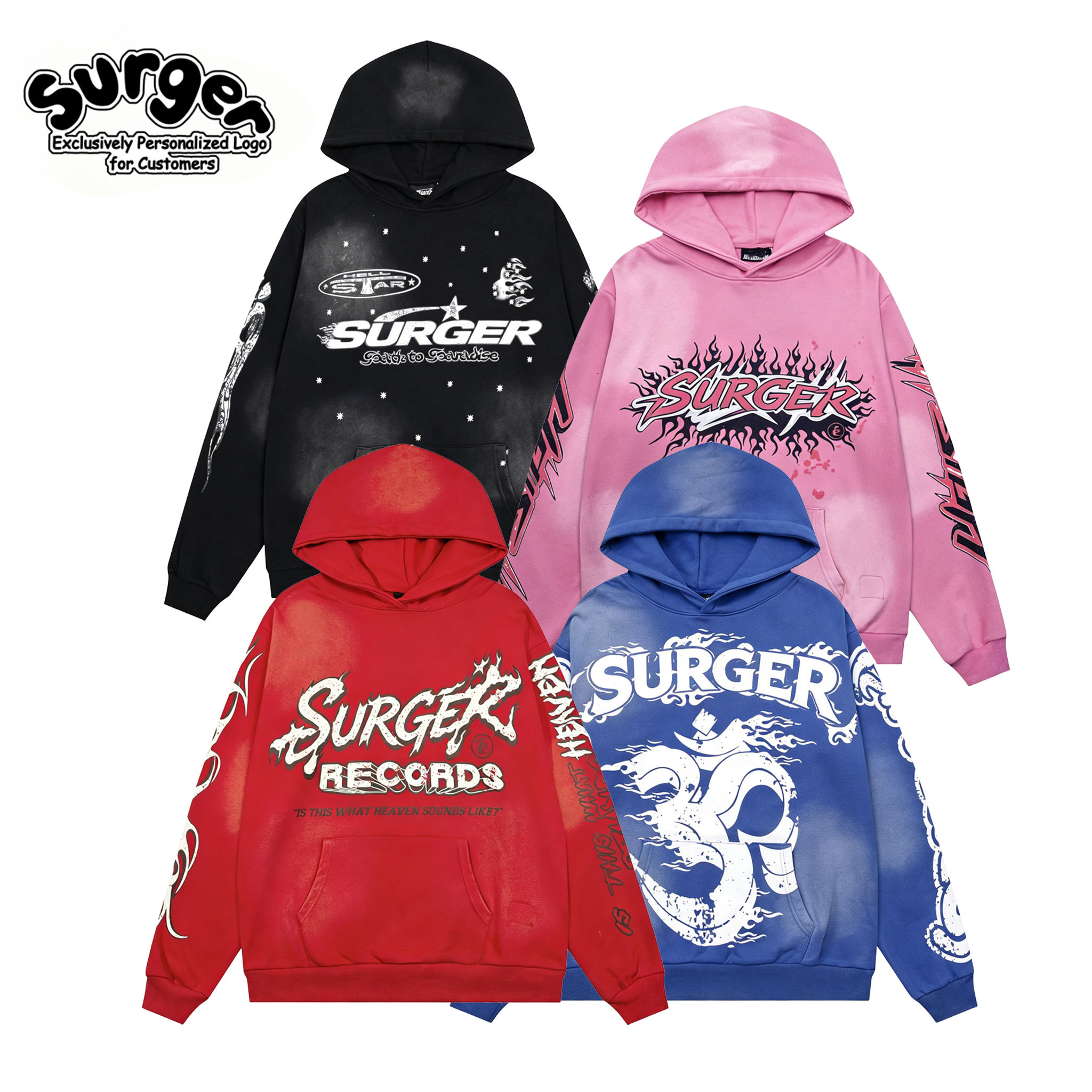 Designer Clothes Hell Men's Hoodies Star Set NFC 100% Cotton Zip up Hip Hop Helly Streetwear Vintage Sweatshirts