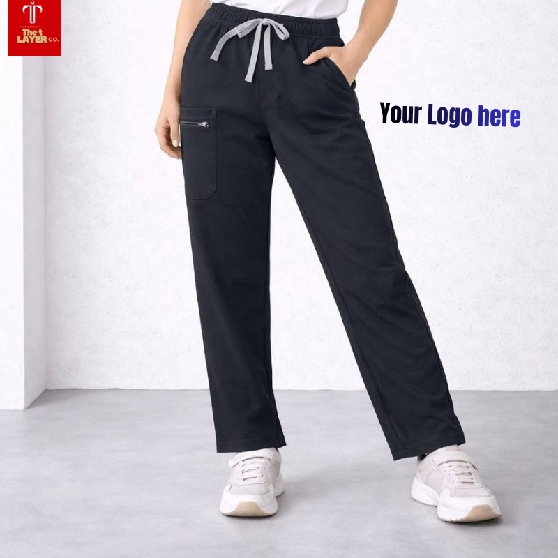 Pink Women Cargo Pants Mid Waist Drawstring Regular Fit Full Length Casual Breathable Spring with Pockets Solid Color