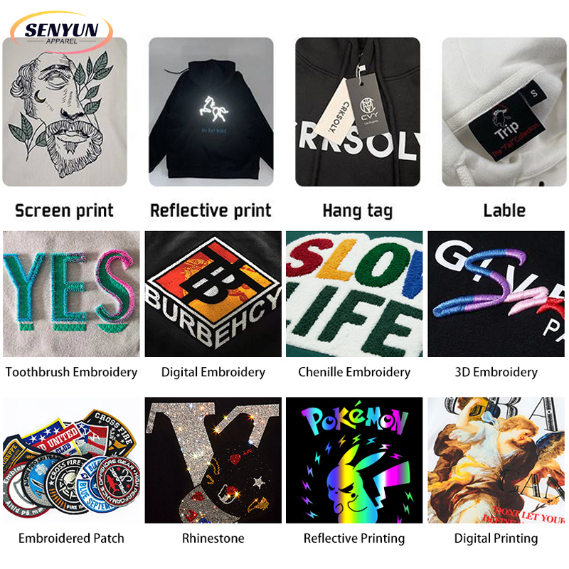 Oversized Men's 280g T-Shirts Custom Print Graphic Logo Plain Cotton Tee Manufacturer Sublimation Camiseta Knitted Men's T-Shirt
