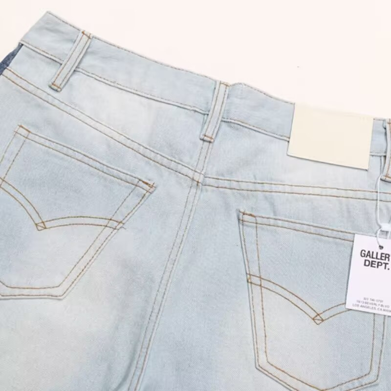 Gallery Dept Rugged Denim Blend Shorts for Men, Durable Streetwear Style