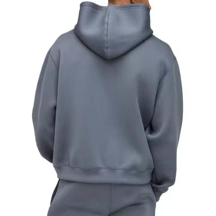 High Quality 100% Cotton Hoodies Custom Screen Print Logo Plain Thick Heavyweight Oversized Blank Hoodies Pullover Blank Hoodies