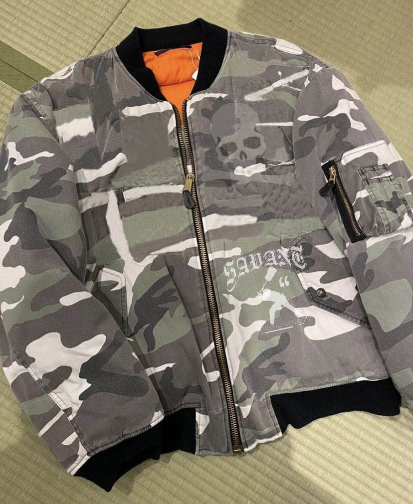 OEM Customized Men's Blank Solid Color Bomber Jacket Street Style with Sheep Fur Zipper Closure and Waterproof Feature