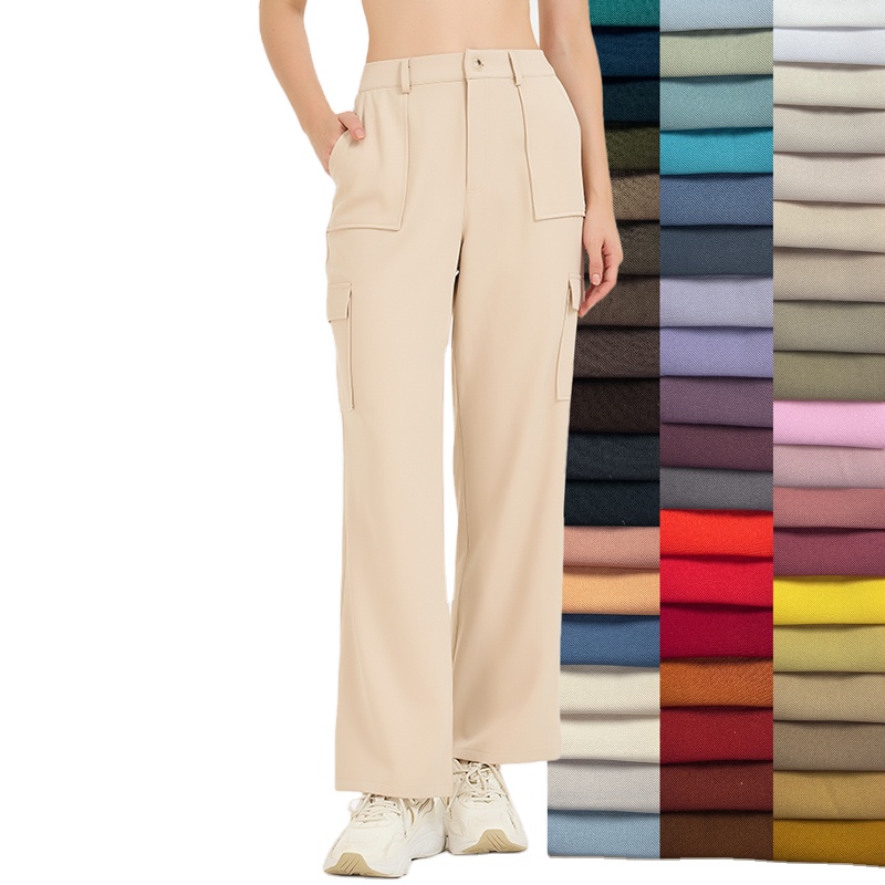 Factory Customized Women's Cargo Pants Casual Straight Dance Utility Pants for Ladies