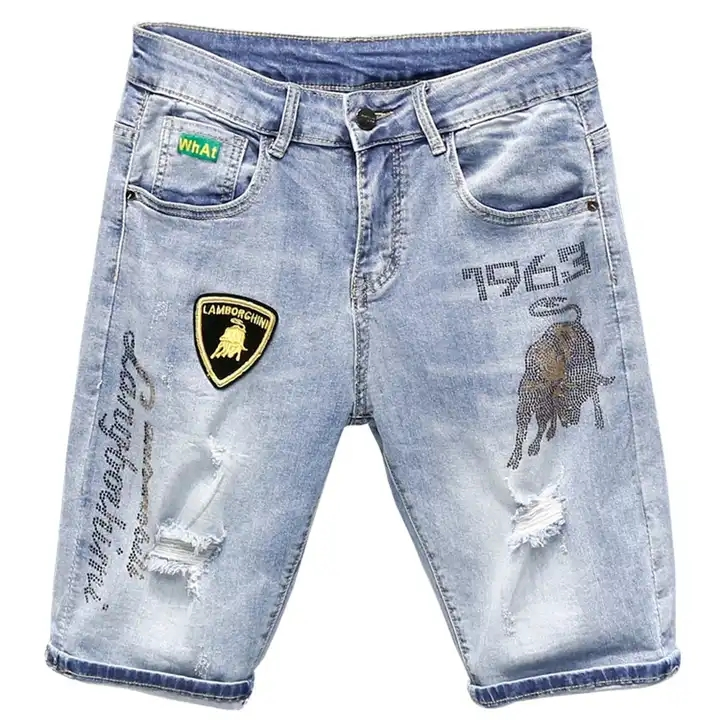 High-Quality Fashion Denim Shorts for Men