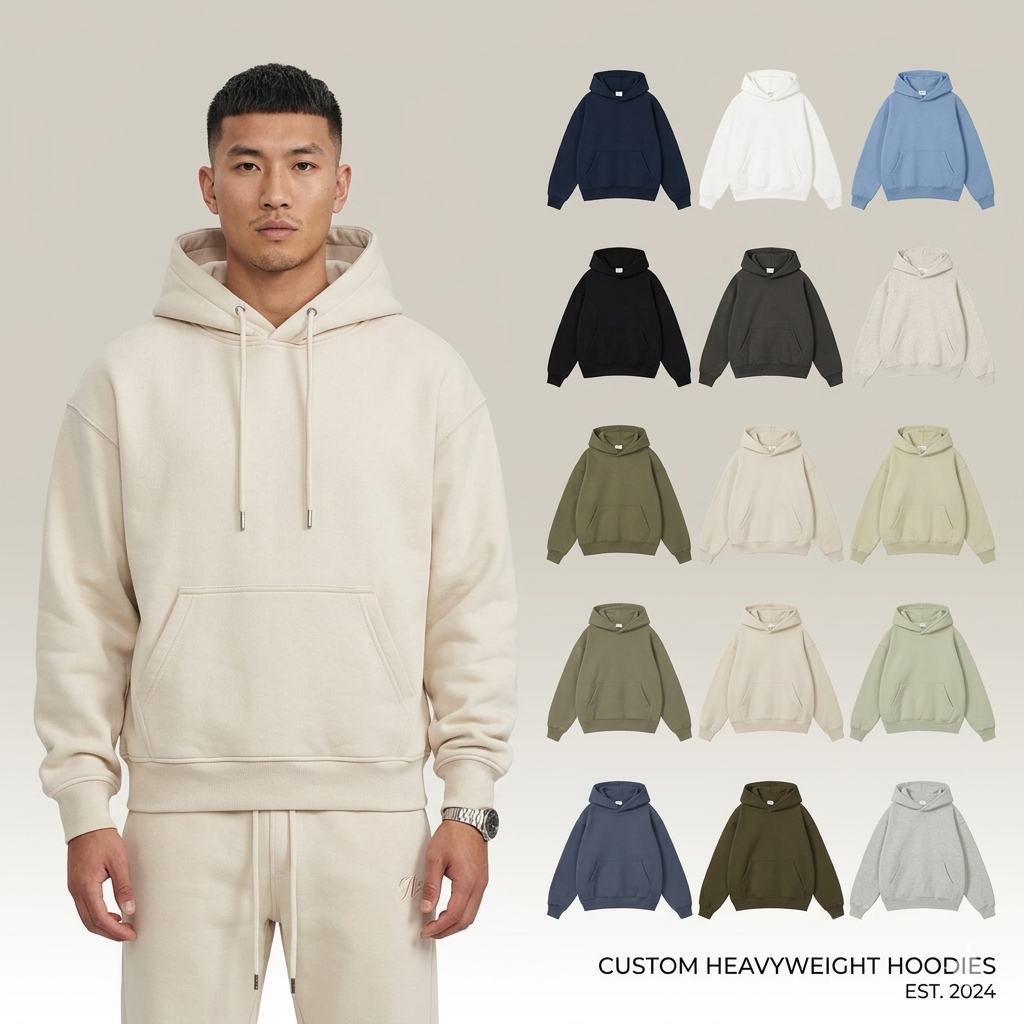 Wholesale Custom Hoodie Men 100% Cotton Blank Casual Printing Logo For Unisex Oversized Embroidery Men's Hoodies