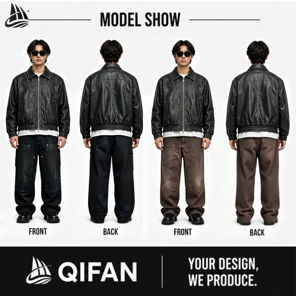 Custom Denim Factory Heavy Duck Canvas Double Knee Front Carpenter Pants Tactical Skate Work Pants Twill Cargo Pants