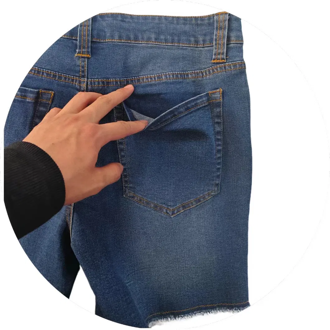 Women's Hot Summer Jean Shorts Detail View