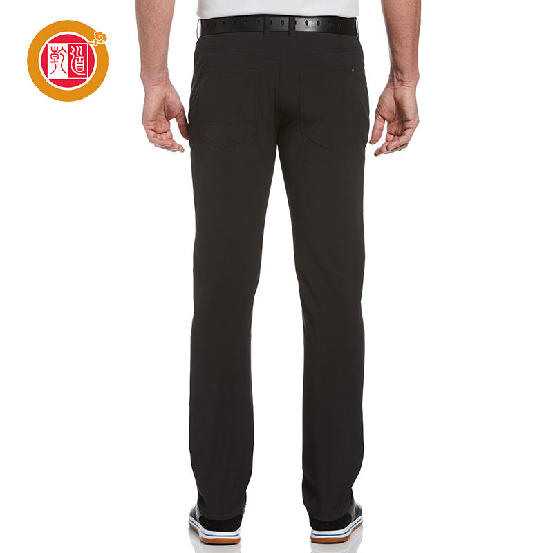 Wholesale Cotton Chino Pants Men High Quality Brand Slim Fit Sport Streetwear Solid Color Golf Pant Trousers With Side Pockets