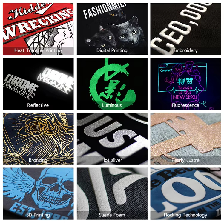 Casual Vintage Plus Size100% Cotton Oversized Graphic Tees Dtg Print Big&amp;Tall Clothing Solid Pattern Men's T-Shirts
