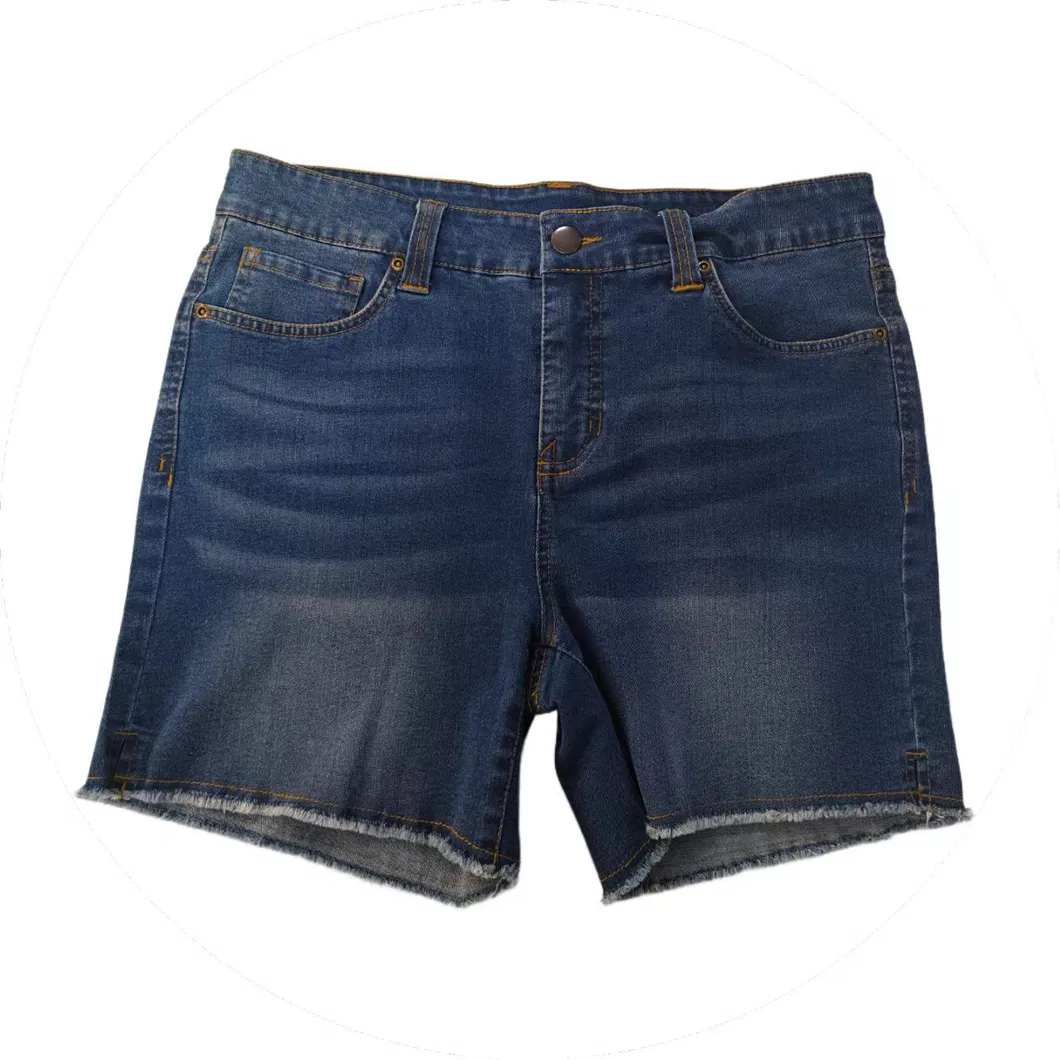 Women's Hot Summer Jean Shorts High Waisted Stretch Denim