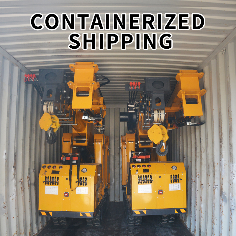 Mini Spider Crawler Crane 3 Ton 5 Ton 8 Ton Mobile Lift Floor Electric Small Construction Man Basket 10.8m Lifting