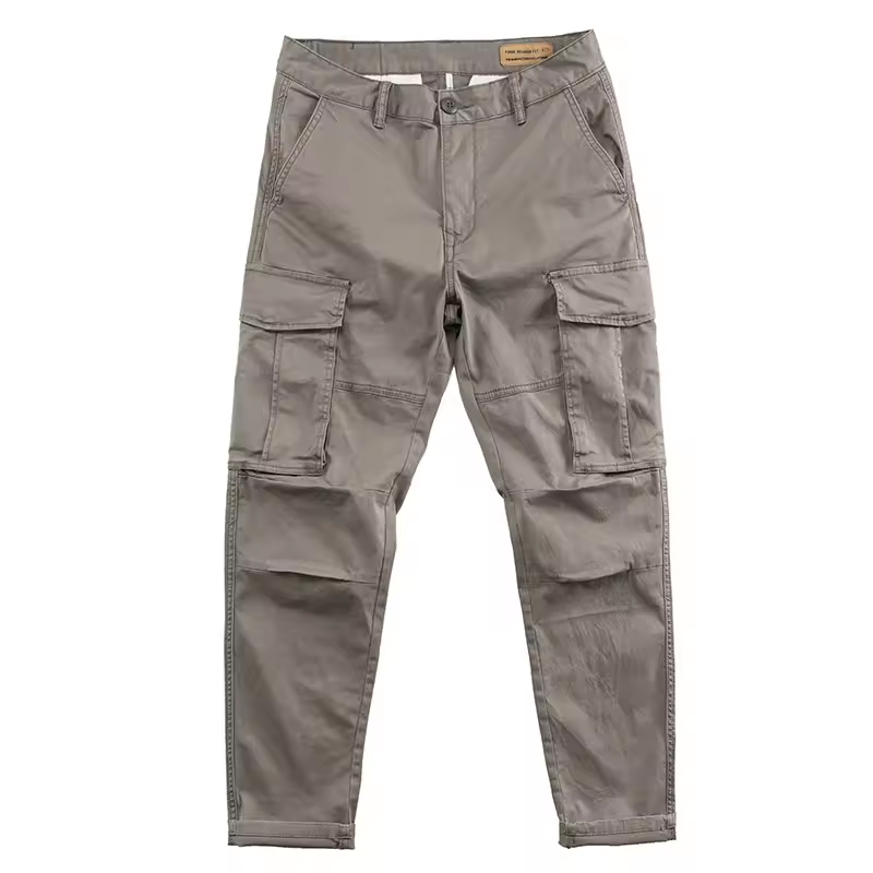 Professional Manufacturer Men'S Cargo Pans Multi Pockets Long Trousers Outdoor Workout Fitness Overalls Cargo Pants Joggers FR94