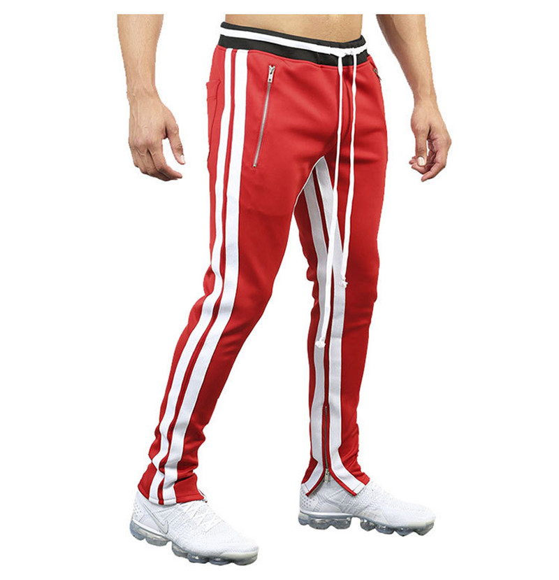 Custom Wholesale Sweat Track Pants with Stripes