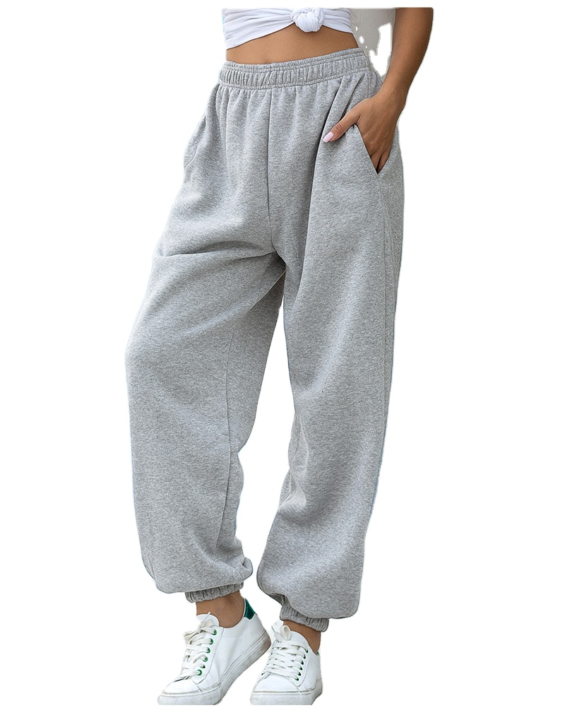 Wholesale Custom New Design Casual Track Work Cotton Women Pants Made in China