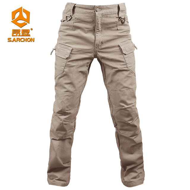 Tactical Pants Men's Slim Stretch Training Cargo Trousers Outdoor Multi-pocketed Clothing Factory Wholesale