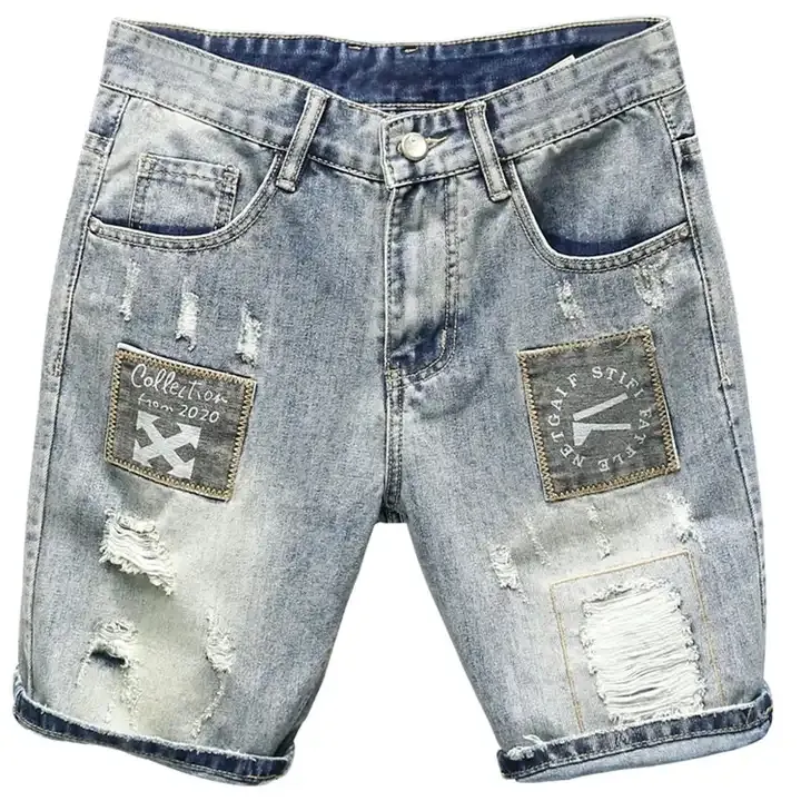 New Fashionable Men's Denim Shorts Casual Wear