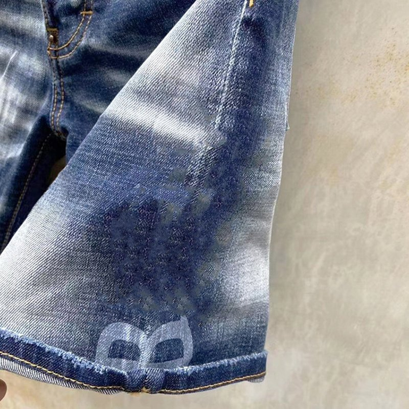 Top Quality Men's Blue Classic Denim Shorts - Custom Skinny Fit Jeans Style