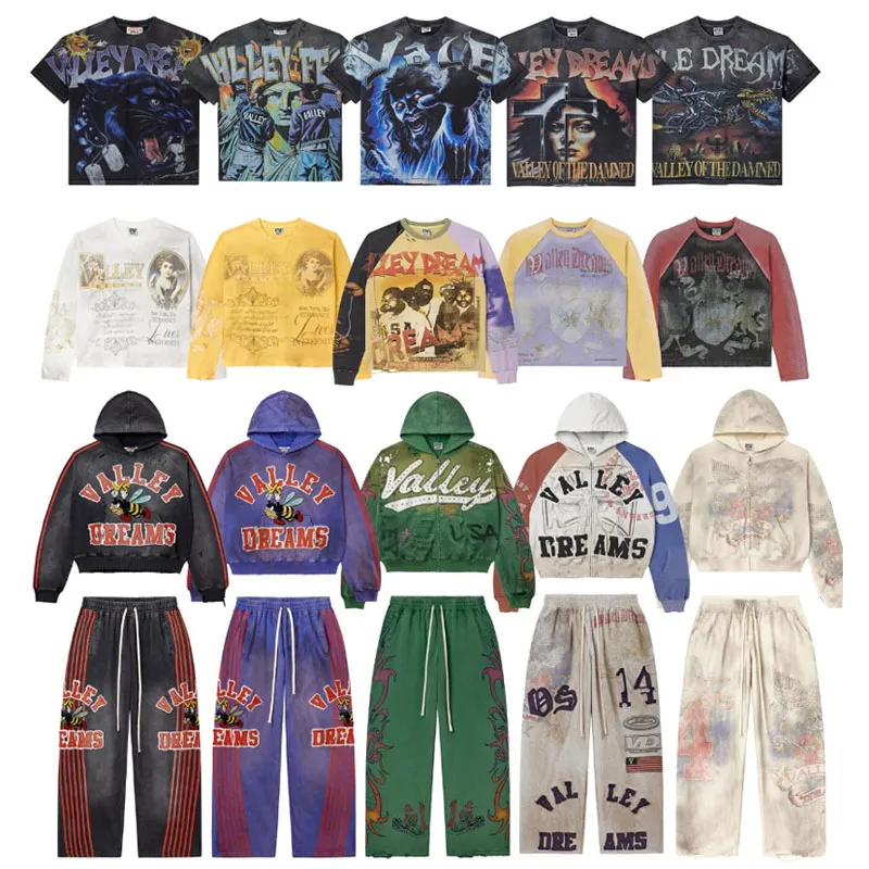 Men Valley Dream Street Track Pants with Clean Logo Placement