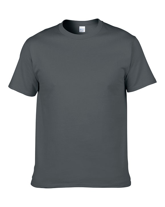 Plain Round Neck T-Shirt Side View