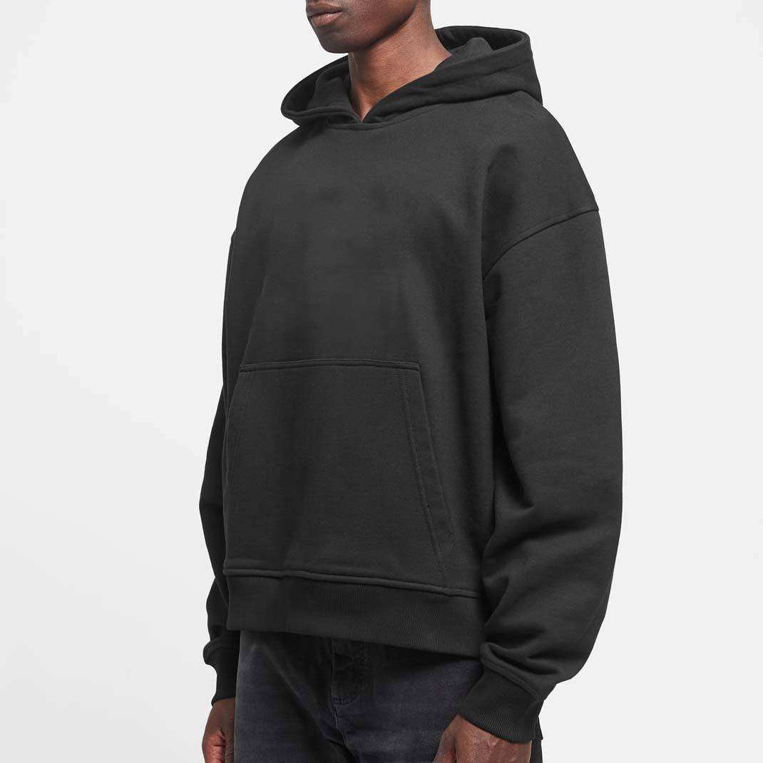 Men Heavyweight Hoodie High Quality Custom logo Embroidery Streetwear Manufacturer Hoodie for Men Blank Cropped Oversized Hoodie