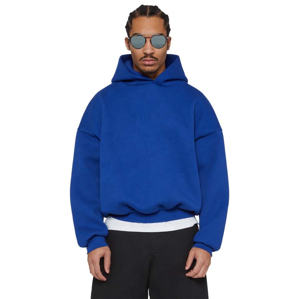 Custom Streetwear Blank 100% Cotton Hoodie High Quality Heavyweight 400 420 450 500 600 Gsm Oversized Pullover Hoodie Men