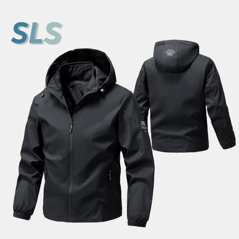 OEM Men's Winter Lightweight Bomber Softshell Hooded Jackets Water Resistant Fall Casual Coat Windproof Work Jacket