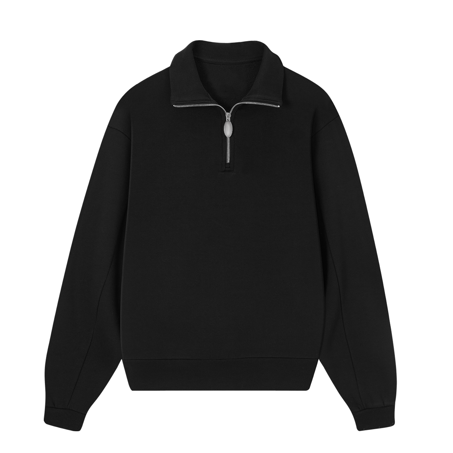 High Quality Custom Logo 1/4 Zip Pullover Men's Sweatshirt Embroidered Half-Zip Hoodie Print Casual Quarter Zip Fleece