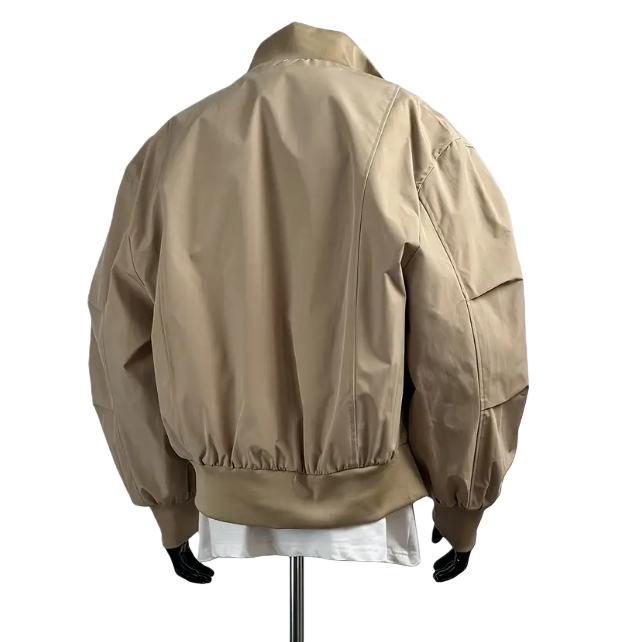 Custom Logo Winter Thick Men's Aviator Pilot Coats Retro Bomber Flight Jacket Men