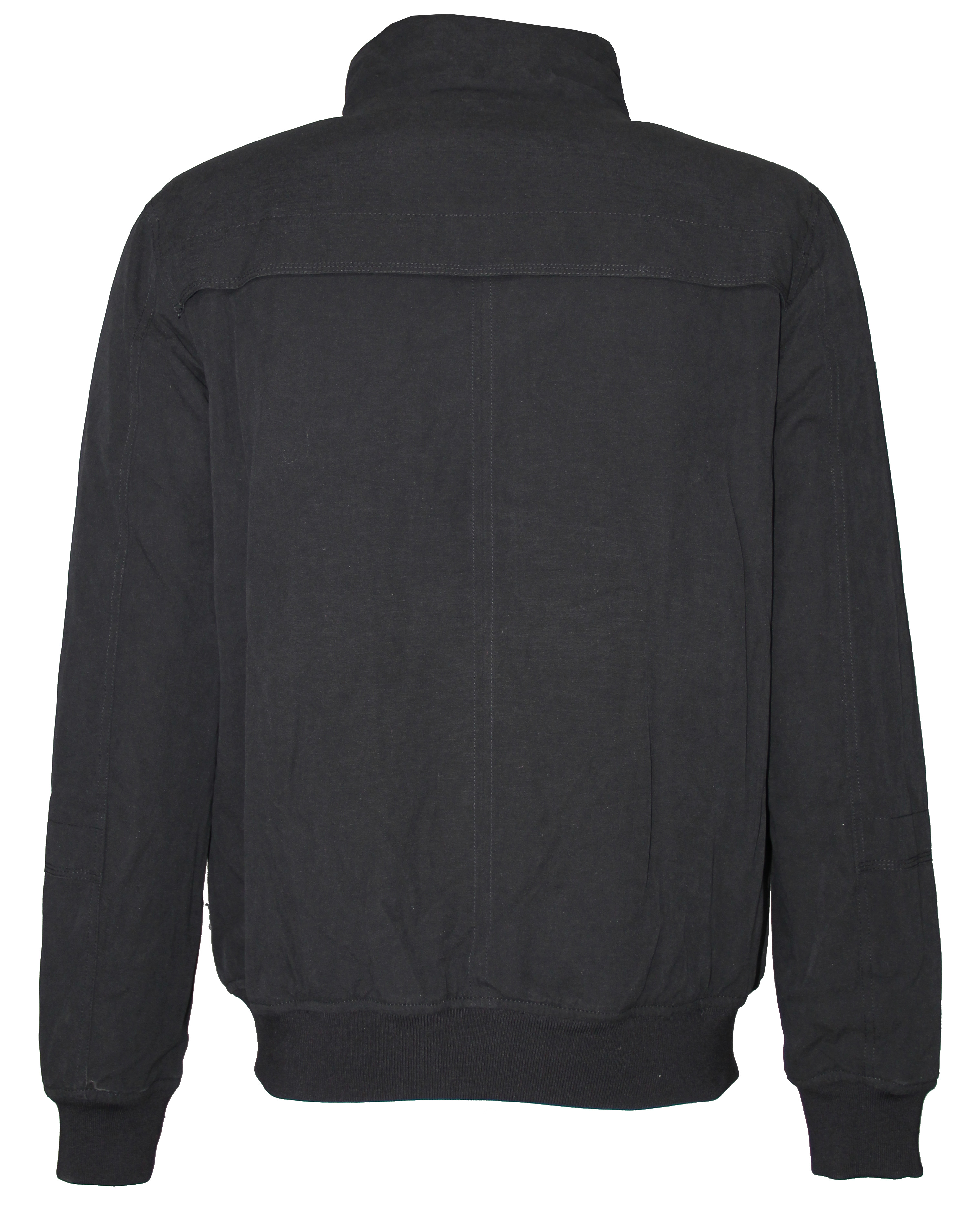 Fashion Branded Custom Color Nylon Man Light Weight Bomber Outwear Coat Full Zip Black Windbreaker Running Jacket