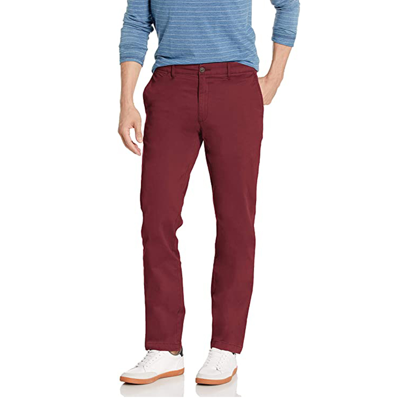 Manufacturer China Men's Slim-Fit Washed Comfort Stretch Chino Pant