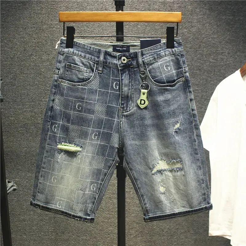High-Quality Fashion Denim Shorts for Men