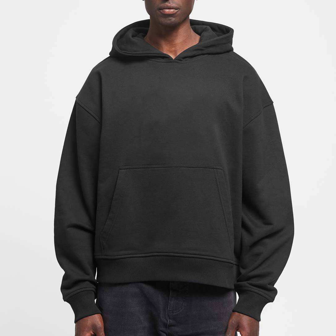 Men Heavyweight Hoodie High Quality Custom logo Embroidery Streetwear Manufacturer Hoodie for Men Blank Cropped Oversized Hoodie