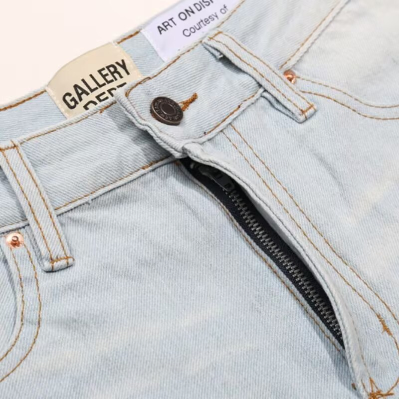 Gallery Dept Rugged Denim Blend Shorts for Men, Durable Streetwear Style