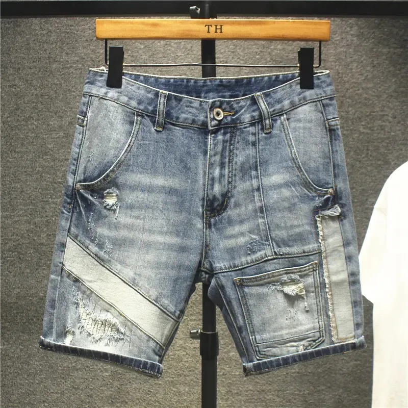 High-Quality Fashion Denim Shorts for Men