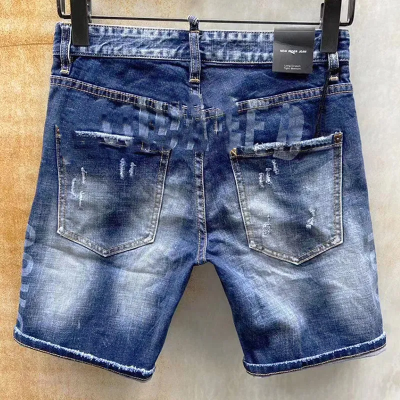 Top Quality Men's Blue Classic Denim Shorts