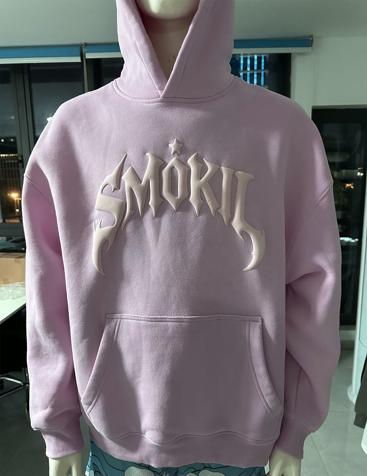 High Quality Custom 3D Logo Oversized Hoodies HeavyWeight Unisex Loose Clothing Custom Puff Print Men Pullover Hoodie for Men