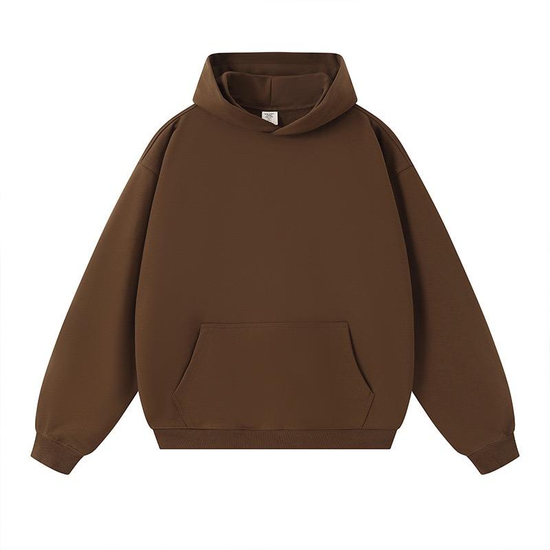 High Quality Men's Cotton Heavyweight Hoodie Unisex Oversized Pullover Custom Logo Blank Sweatshirt