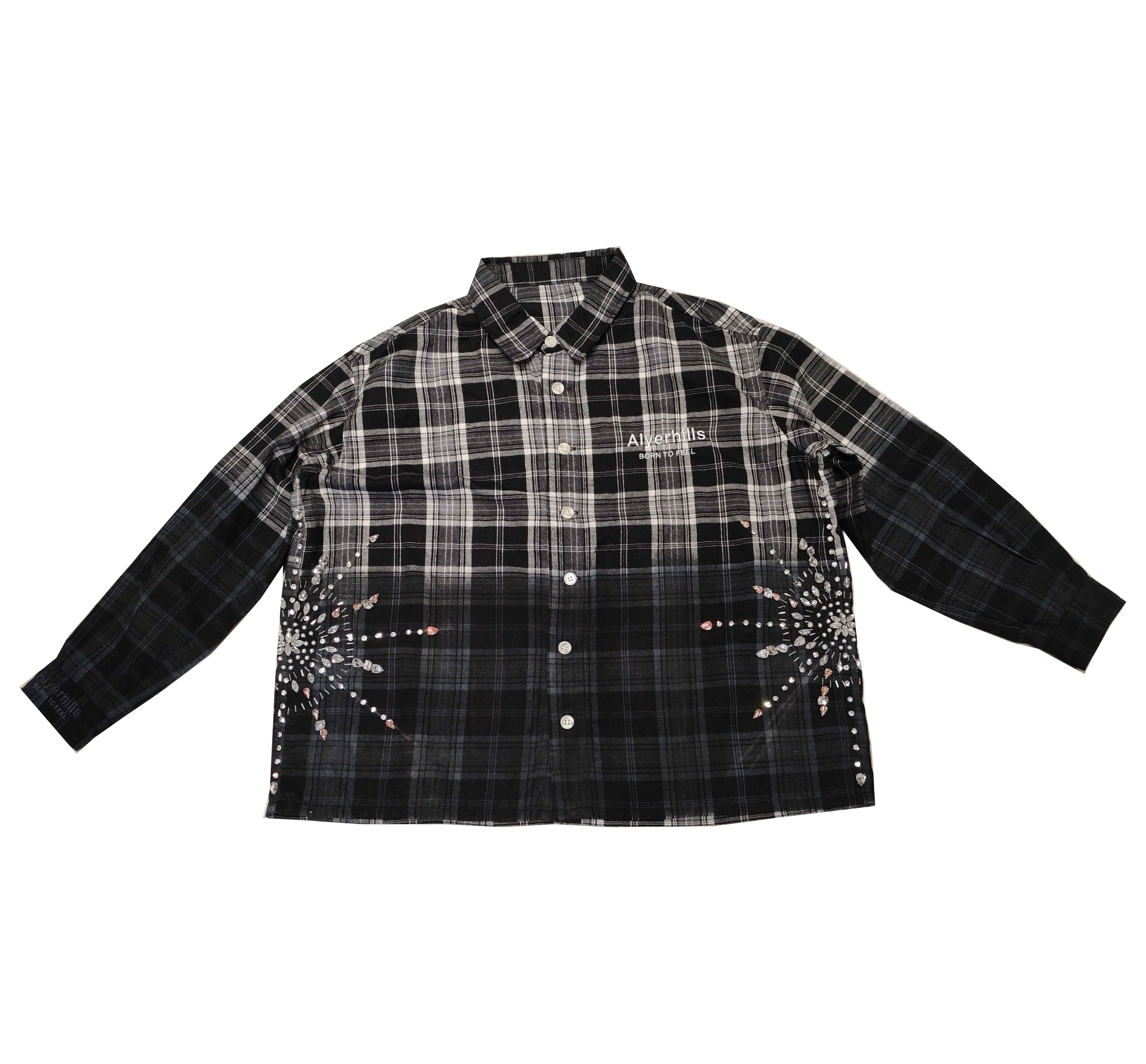 High Quality Custom Men's Casual Flannel Long-sleeve Shirt for Men