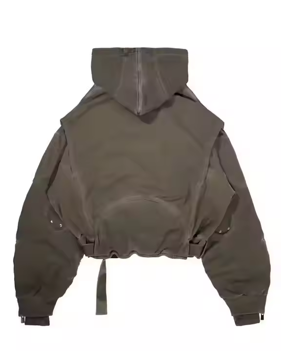 Custom Men's Oversized Hoodie Street Style Solid Color Hip-Hop 100% Cotton Vintage Washed Heavyweight Blank Fashion Men's Hoodie